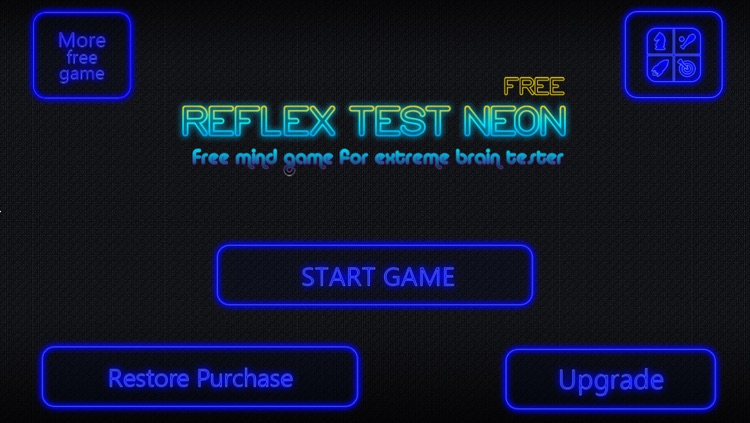 Reflex Test Neon – Free mind game for extreme brain tester