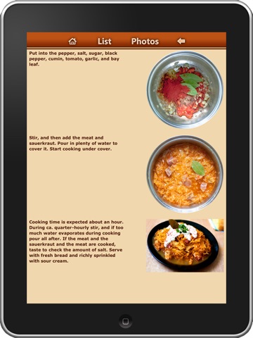 Sunday's menu-European Cookbook screenshot 2