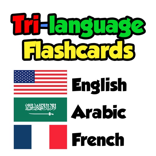 Flashcards - English, Arabic, French