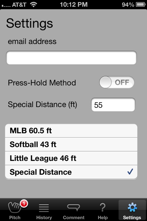Pitch Speedometer