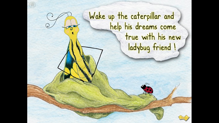 The Caterpillar and the Ladybug - an interactive children's story book HD screenshot-4