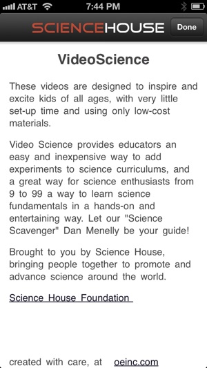 VideoScience Screenshot