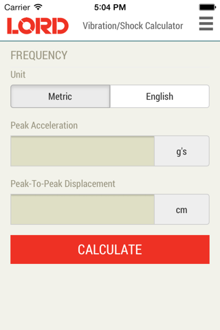 Vibration/Shock Calculator screenshot 2