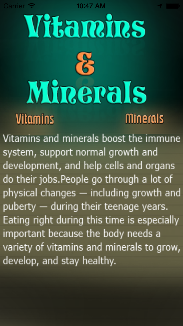 Vitaminss-Mineralsのおすすめ画像1
