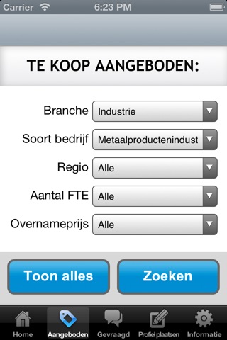 Bedrijven te koop België screenshot 2