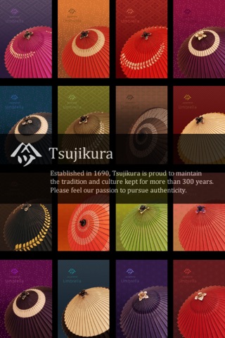 Tsujikura - Japanese Umbrella Wallpapers LITE screenshot 2