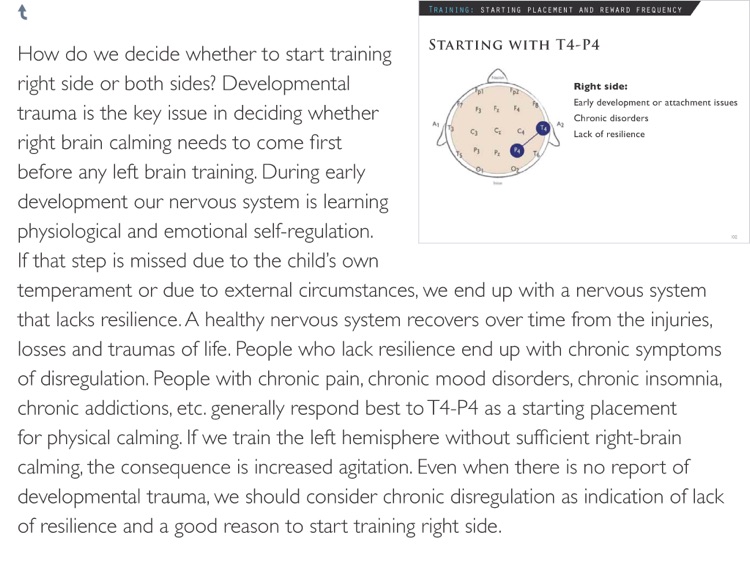 Protocol Guide 2013: For Neurofeedback Clinicians screenshot-4