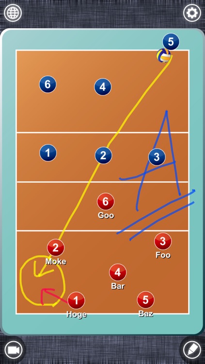 Volley board