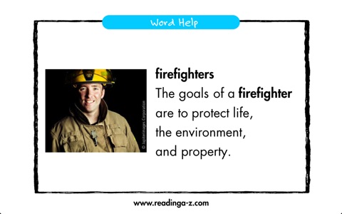 Firefighters - LAZ Reader [Level J–first grade] screenshot 3