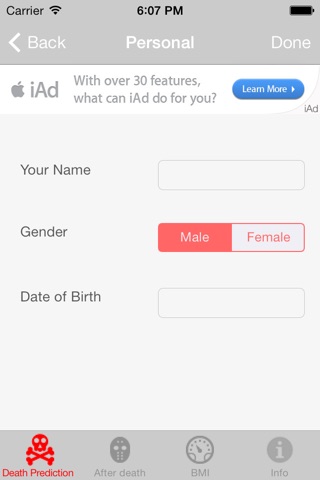 Death Prediction Calculator screenshot 3