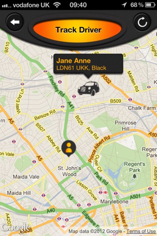 cab:app screenshot 4