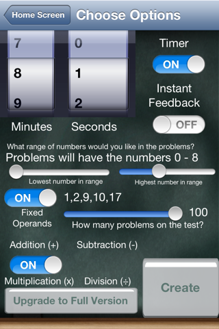 Timed Test Free for iPhone screenshot 3