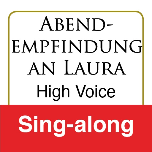 Abendempfindung an Laura, Mozart (High Voice & Piano - Sing-Along)