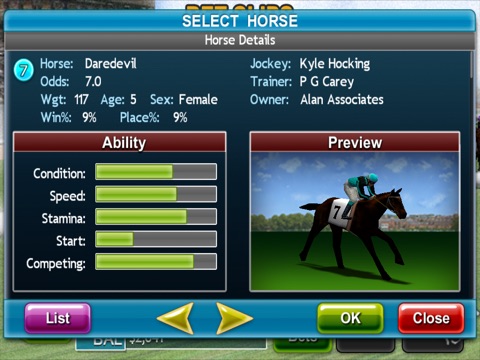 Virtual Horse Racing 3D HD screenshot 2