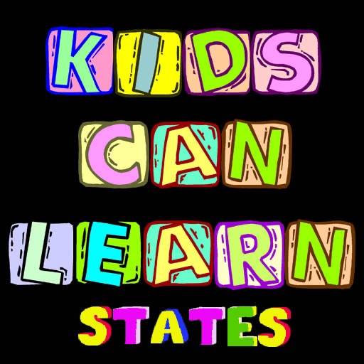 Kids Can Learn States iOS App