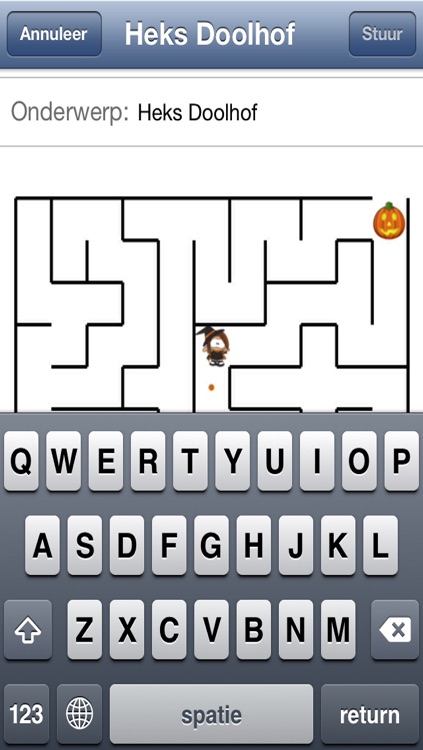 Halloween Witch Maze Race screenshot-3