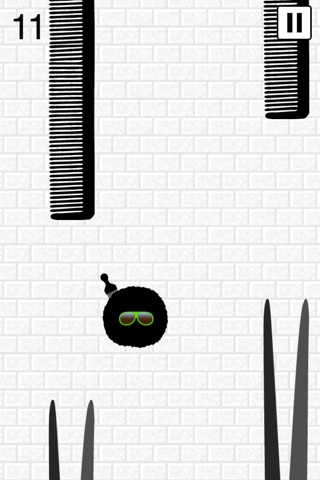 Air Fro - Tiny Flappy Afro Game Super Addictive screenshot 3