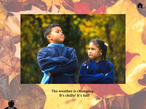 Fall Changes - Learn about how nature changes during the autumn season in this book with words and photographs by Ellen Senisi ("Lite" version by Auryn Apps) screenshot 2