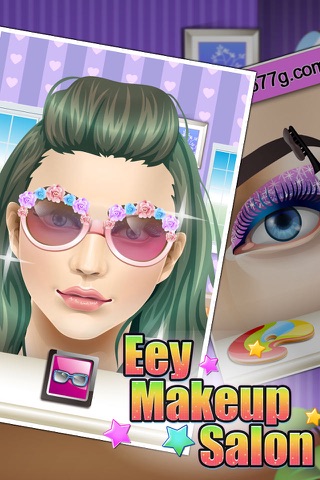Eyes Makeup Salon - kids games screenshot 2