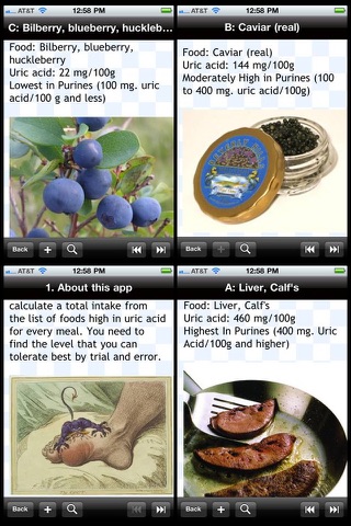 Purine and Uric Acid Food List screenshot 2