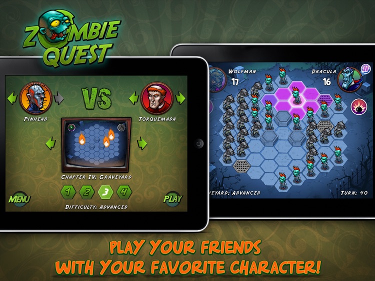 Zombie Quest HD - Mastermind the hexes! screenshot-4