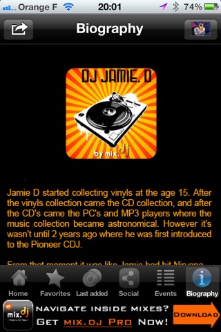 DJ Jamie D by mix.dj screenshot 4
