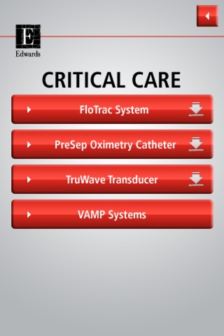 Edwards Critical Care Learning screenshot 2