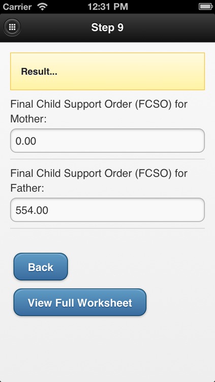 tn child support calculator mobile