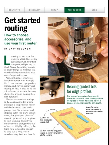 Router Basics from Fine Woodworking screenshot 2