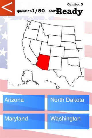 US States States and Capitals Quiz screenshot 3