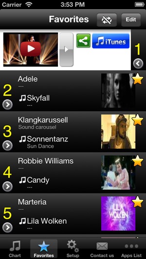 German Hits!(Free) ー Get The Newest German music charts!(圖3)-速報App