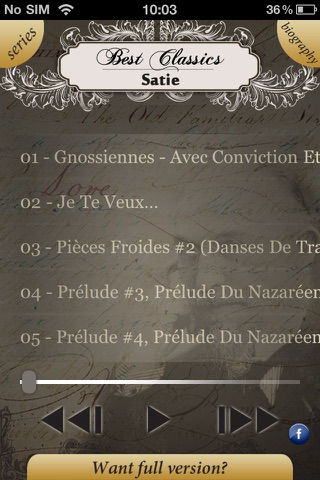Best Classics: Satie FREE screenshot 2