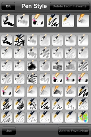 MyBrushes for iPhone - Painting, Drawing, Scribble, Sketch, Doodle with 100 brushes screenshot 2
