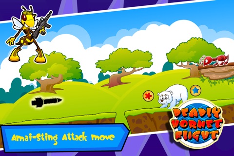 Deadly Hornet Attack Flight : Free screenshot 3