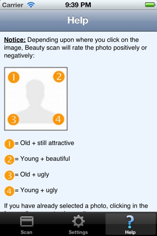 Beauty scan screenshot 3