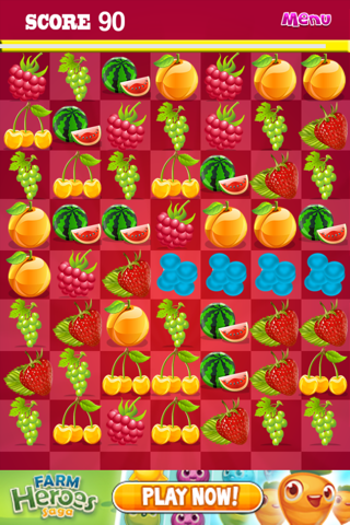 A Fruit Farm Swap Match Three Blitz Free Games screenshot 3