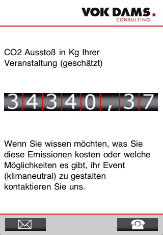 CO₂ Rechner screenshot 2