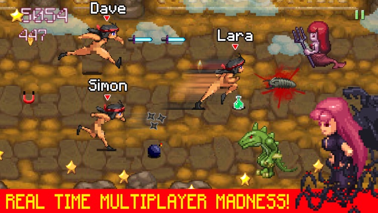 Almost Naked Ninjas vs Monsters, Dragons & Witches Multiplayer FREE Games - By Dead Cool Apps
