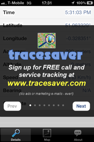 TraceSaver screenshot 3