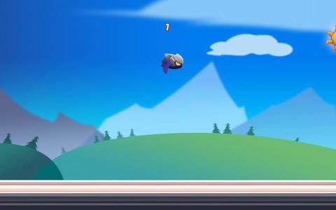 The Flap! Flappy Bat with Helmet! screenshot 2