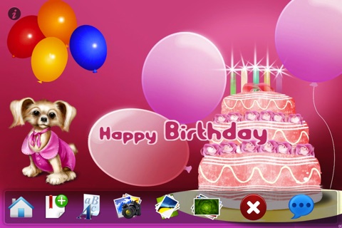 Make Birthday Greeting Cards. Free screenshot 3