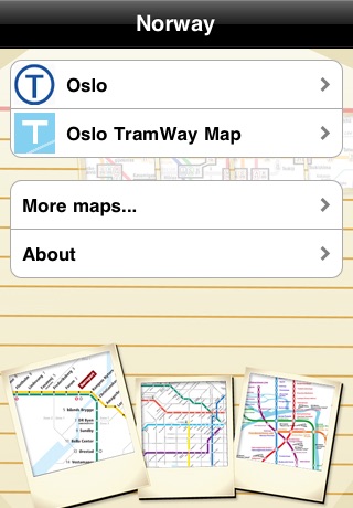 Norway Subway Maps (Oslo)