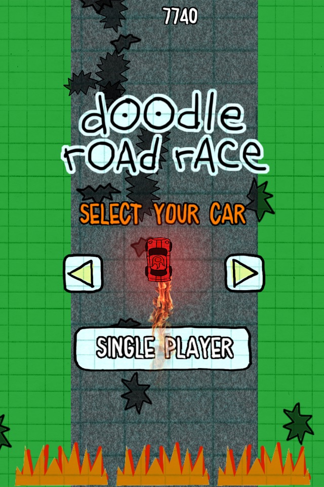 Doodle Road Race - A Fun Car Racing Game Free screenshot 4