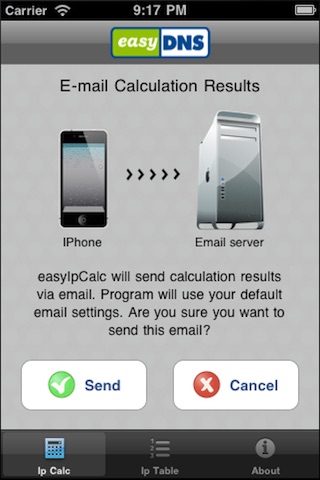 easyIpCalc screenshot 2