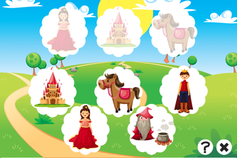 A Game-Mix of Free Learning Challenges For Kids: Memorize, Count, Spell & Find Princess And Horses screenshot 3
