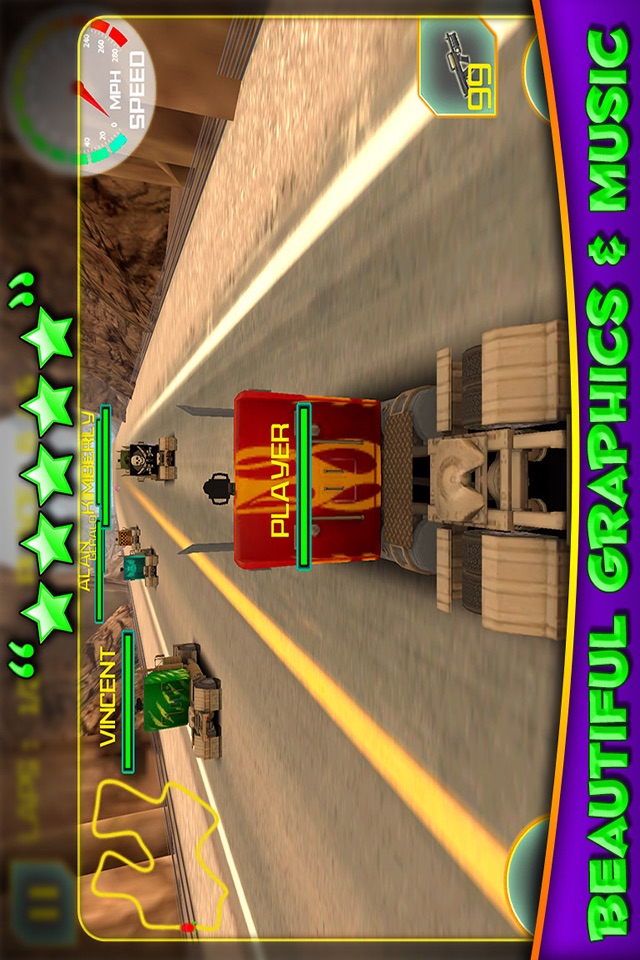 3D Truck Racing - 4X4 Games of fortune screenshot 2