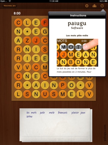 Les mots pêle-mêle pour iPad screenshot 2