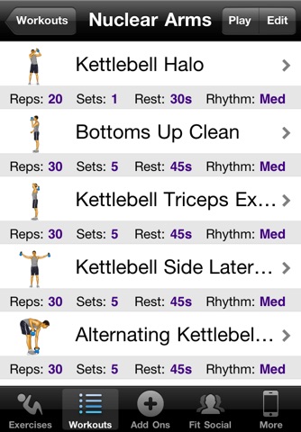 Kettlebell Workouts Pro screenshot 3