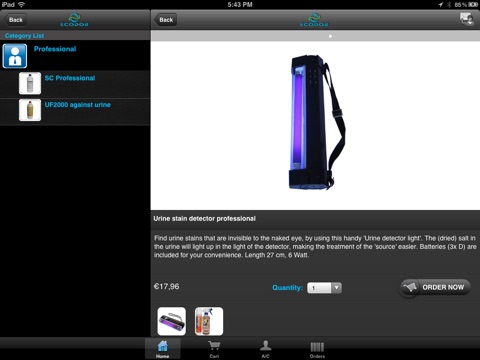 Ecodor iShop for iPad screenshot 4