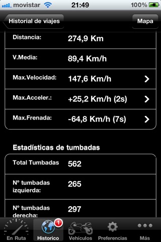 Moto Sport Telemetry Tracker screenshot 4